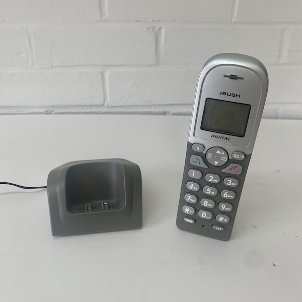 3: Bush Digital Cordless Telephone With Docking Base Unit 