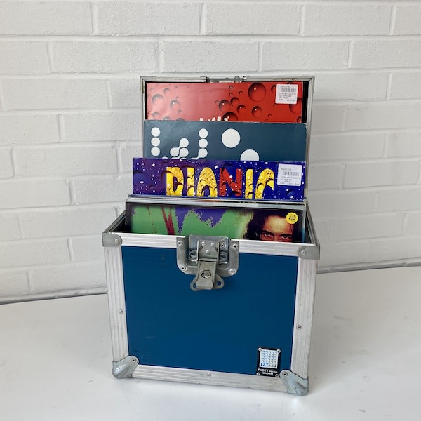 6: Blue DJ Record/Flight Box