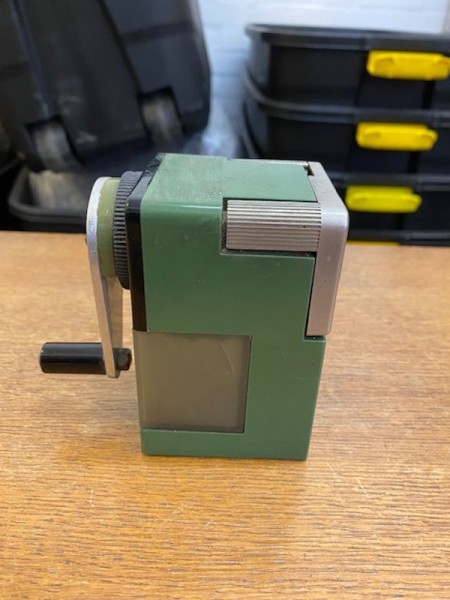 2: Vintage Green Pencil Sharpener