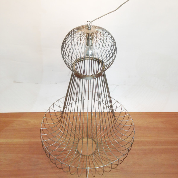 2: Large Wire Frame Chandelier