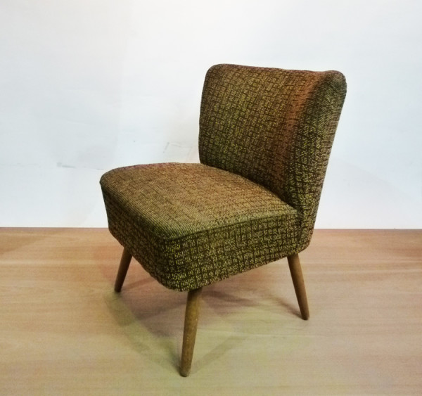 3: 1950's Mid-Century Cocktail Lounge Chair