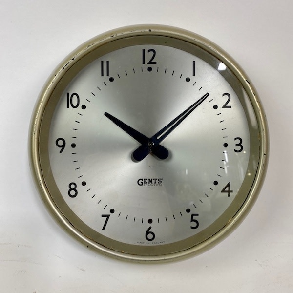 1: Gents Industrial Wall Clock