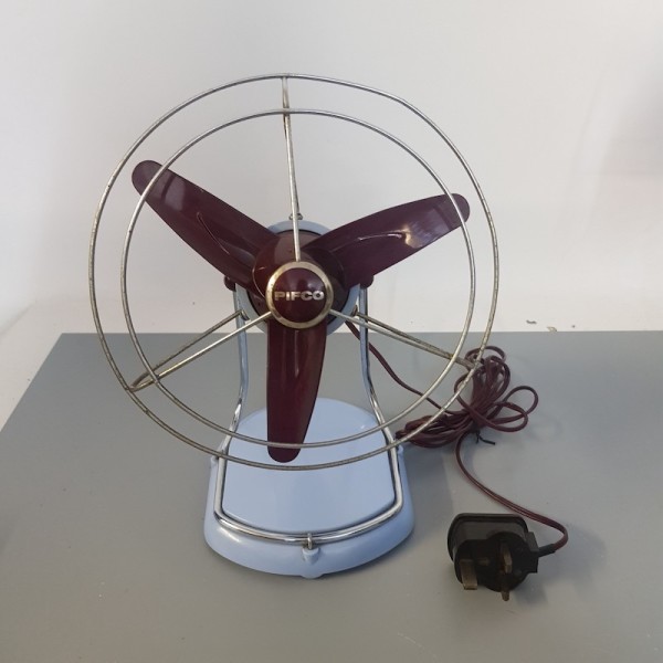 1: Light Blue Fan (Working)