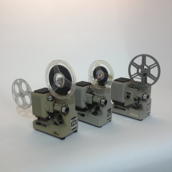 2: Set of 3 Matching Eumig 8mm Film Projectors