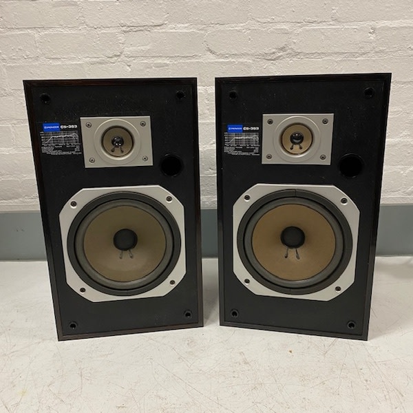1: Dark Walnut Pioneer CS-353 Speaker (Non Practical)
