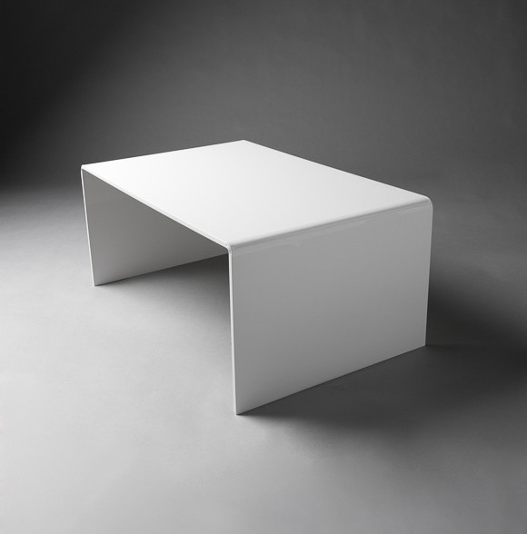 2: White Perspex Table