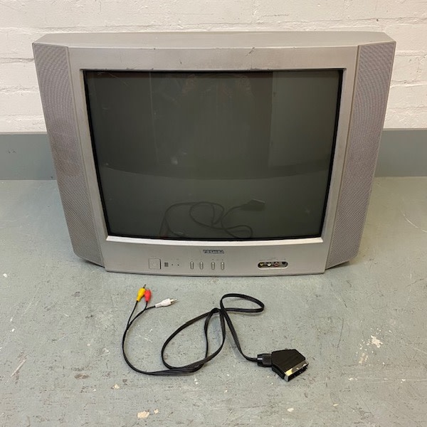 3: Fully Working Silver Toshiba TV (With Scart Input)