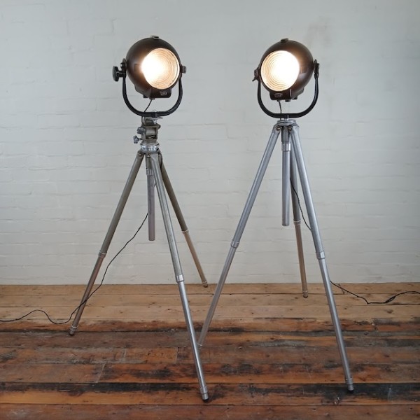 6: Vintage 'Strand Electric' Black Studio Spotlight (Working)