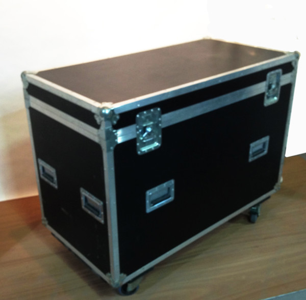 3: Large Black Flight Case On Wheels