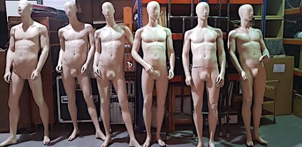 1: Full Bodied Male Mannequin - Neutral Colour