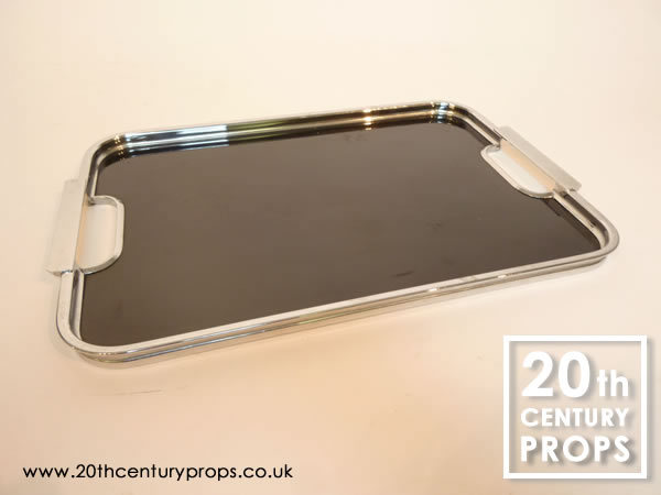 2: Art Deco Chrome Tray