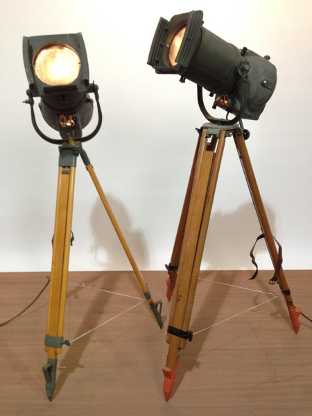 5: Vintage Industrial Spotlight With Long Lens (Working)