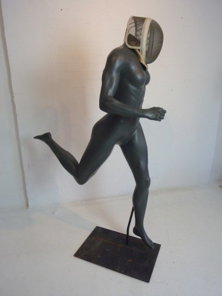 7: Female Running Mannequin