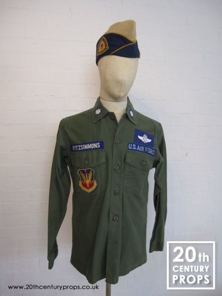 2: Vintage US Airforce Shirt & Beret