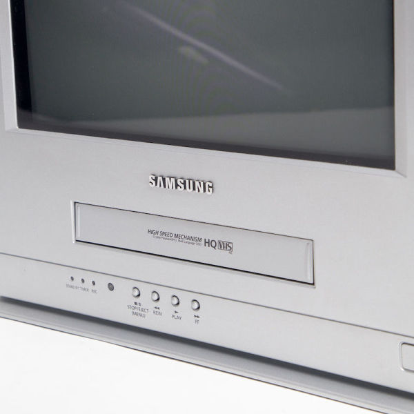 3: Non Practical Samsung TV With VHS Player