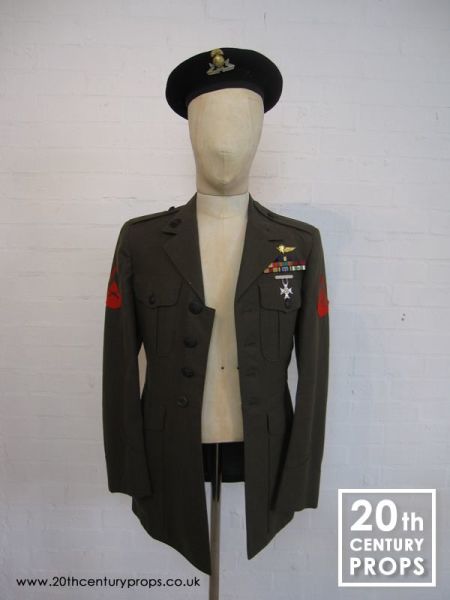 2: Vintage Army Jacket & Beret