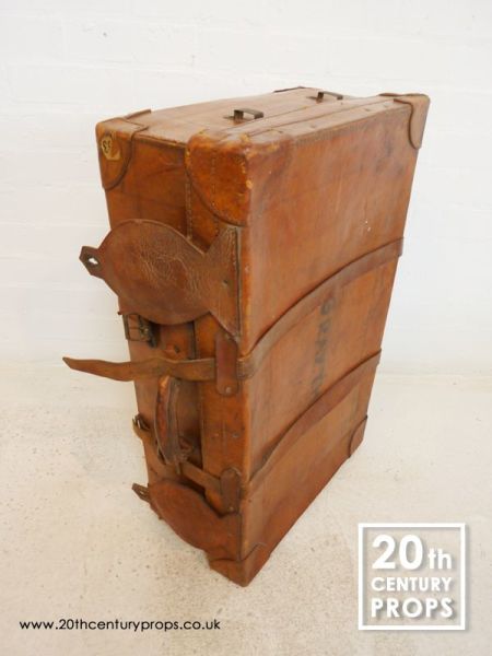 1: Leather Vintage Suitcase