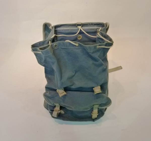 4: Blue Canvas Hikers Backpack