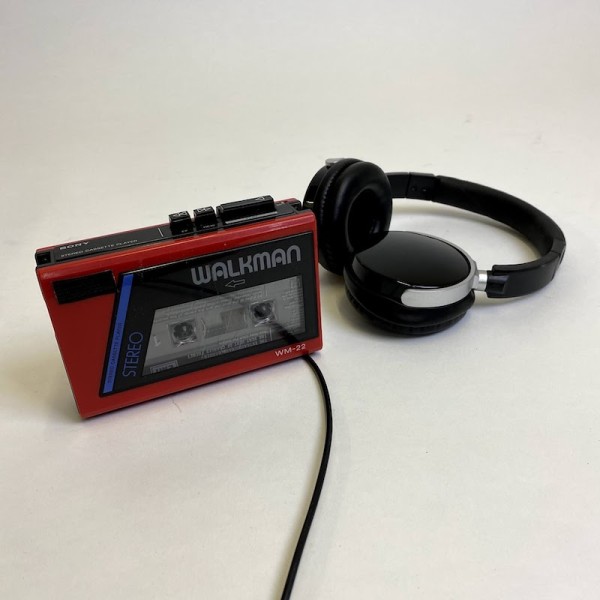 2: Red 1980's Walkman & Headphones (Working)