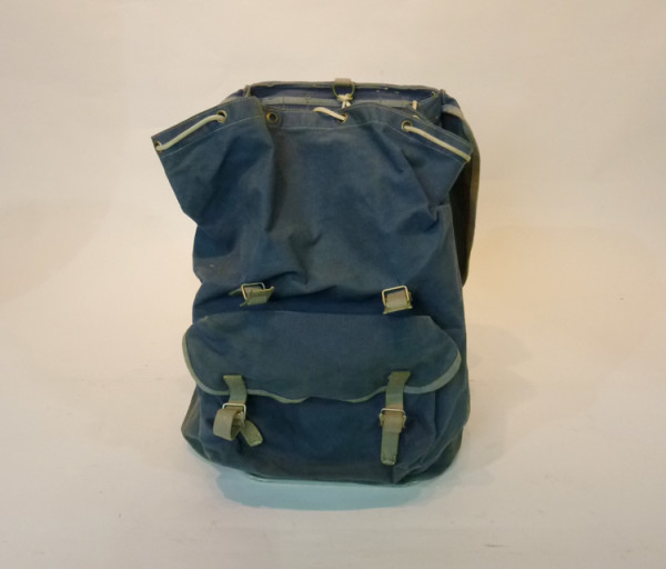 5: Blue Canvas Hikers Backpack