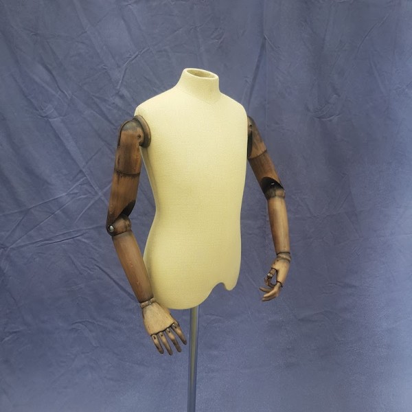 3: Teenage Boy Tailors Dummy With Articulated Arms On Stand