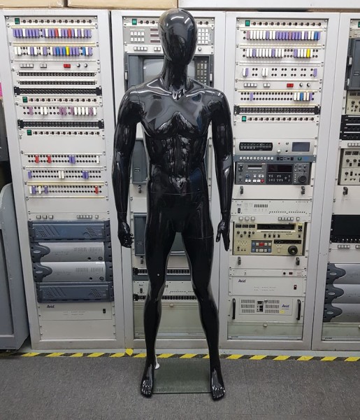 1: Gloss Black Male Mannequin