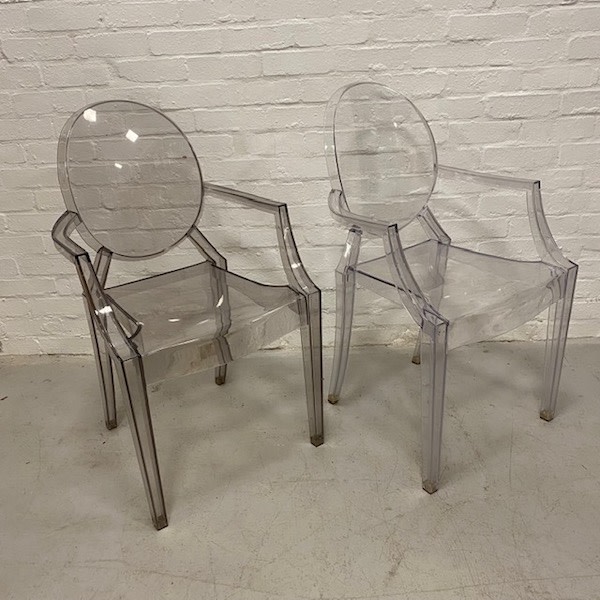 4: Kartell Ghost Chair - Smoke (Quantity 12 available)