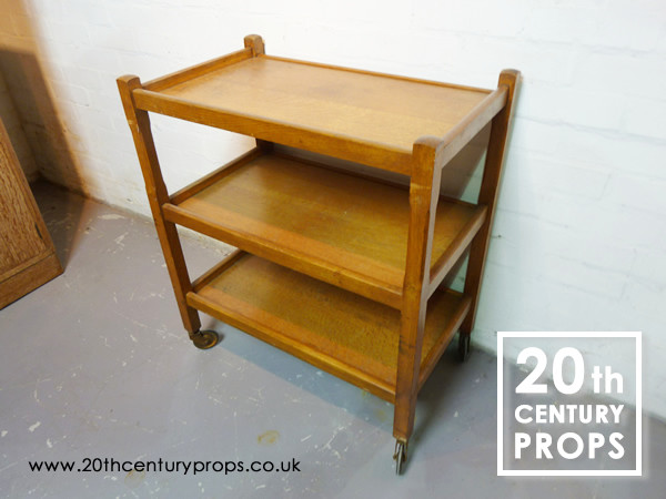 1: 1940's Oak Hostess Trolley