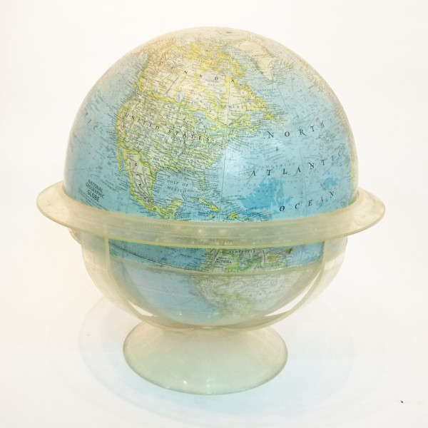 1: Large National Geographic Vintage Globe