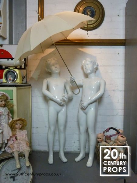 3: Vintage 1930's Child Mannequins