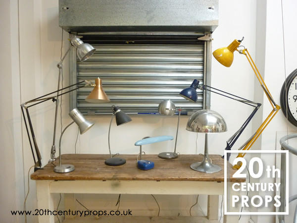 2: Vintage / Industrial Desk Lamps (Working & Non Practical)