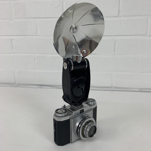 2: Vintage Camera With Flash Unit (Non Practical)