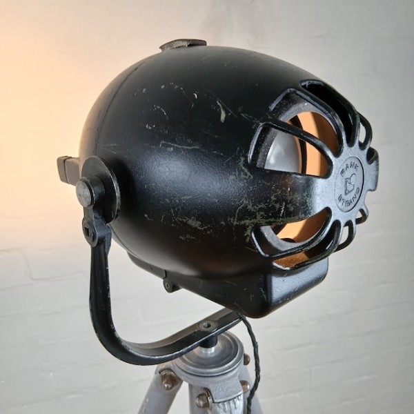 6: Vintage 'Strand Electric' Black Studio Spotlight (Working)