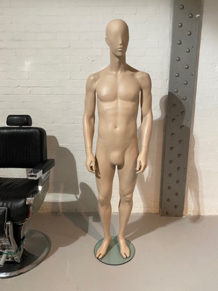 1: Full Bodied Male Mannequin - Neutral Colour