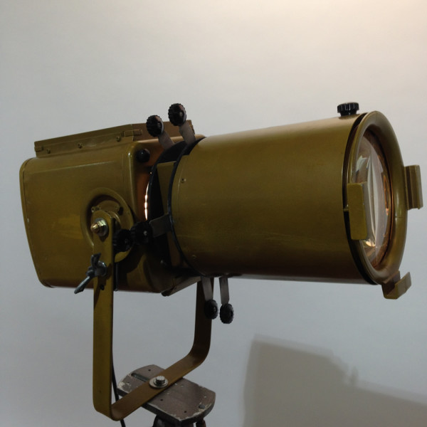 6: Vintage Industrial 'Strand Electric' Spotlight (Working)