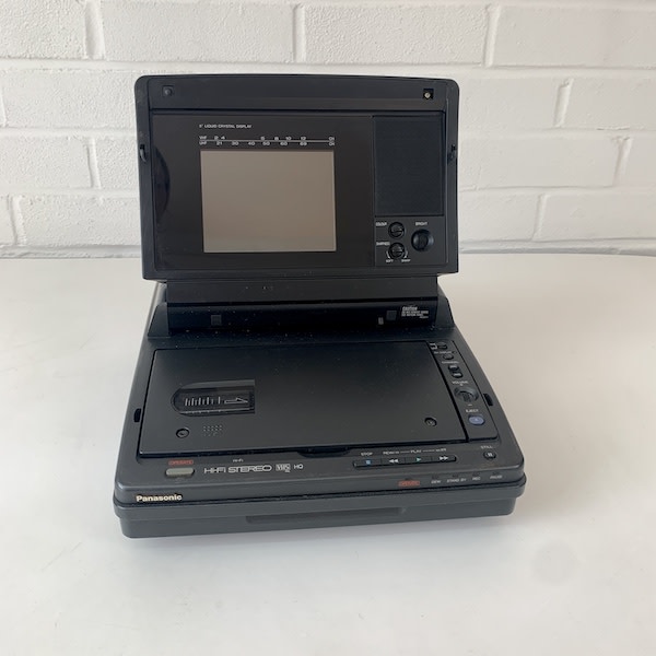 5: Portable Panasonic VHS Player