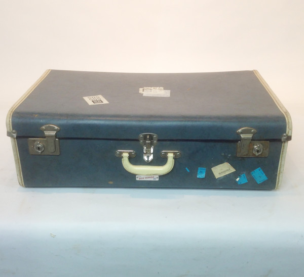 5: Large Navy Suitcase