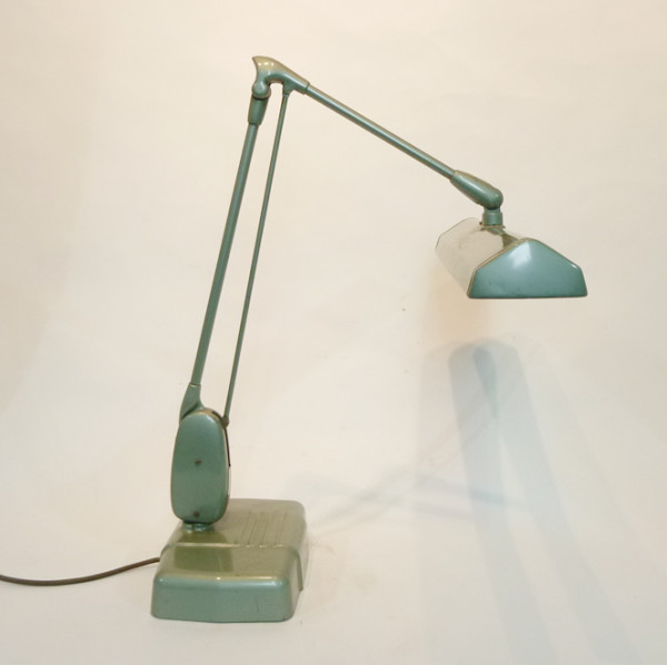 2: Large Industrial Adjustable Desk Lamp (Working)