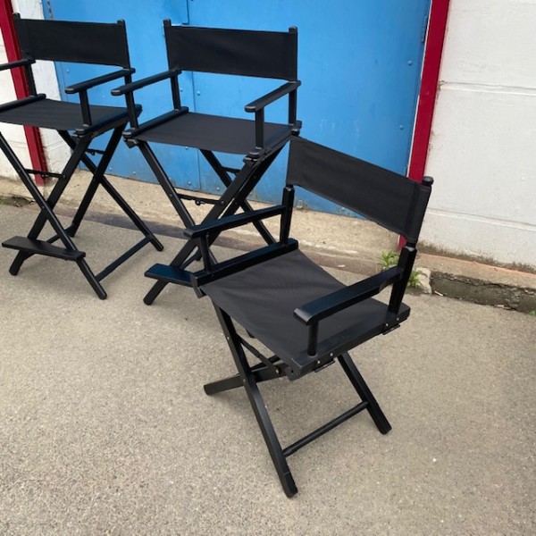 Set of 4 Directors Chairs 20th Century Props