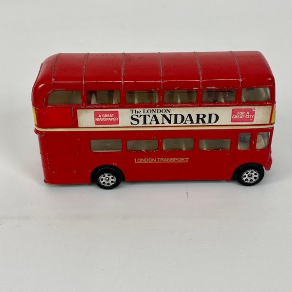 2: Vintage Red Toy Bus