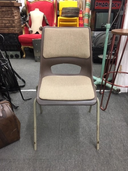 3: 1960's / 70's Polypropylene And Fabric Chair