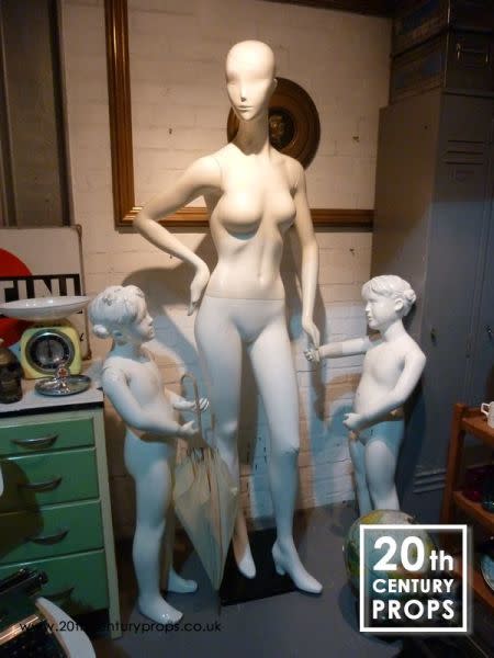 3: Vintage 1930's Child Mannequins