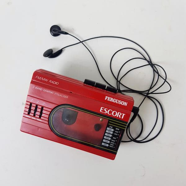 1: 1980's Red Ferguson Walkman