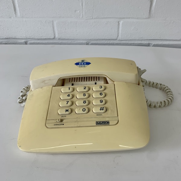 1: Cream Dialatron Telephone