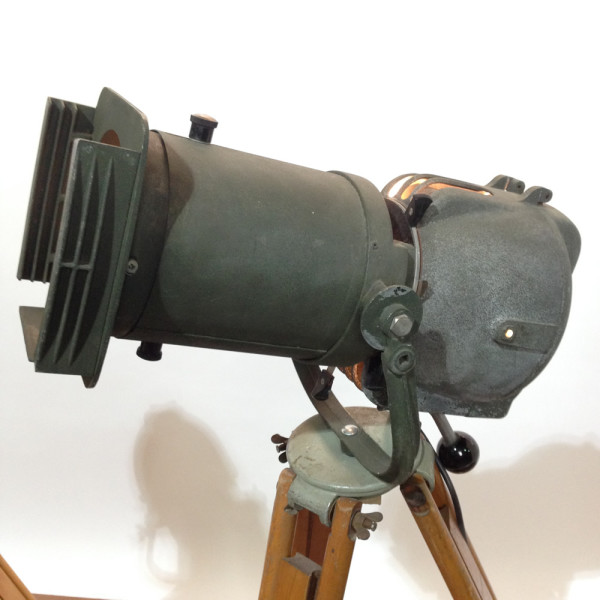 5: Vintage Industrial Spotlight With Long Lens (Working)