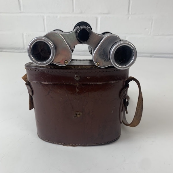 5: Vintage Polished Chrome Binoculars