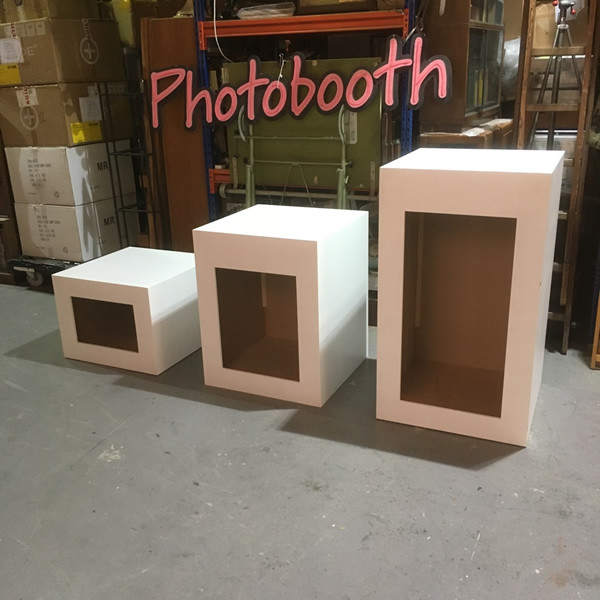 2: White Plinths With Illuminated Tops **NOT AVAILABLE**