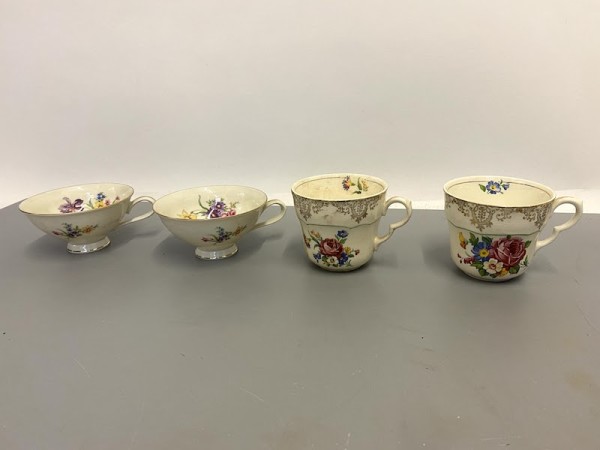 5: Large Vintage Bone China Cup & Saucer