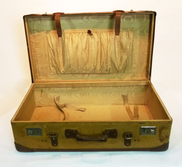 Large Yellow Suitcase LONDON PROP HIRE