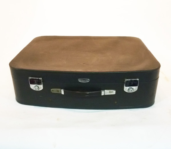 2: Black Soft Leather Suitcase